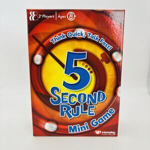 PlayMonster - 5 Second Rule Mini Game. New In Open Box. Sealed Cards.